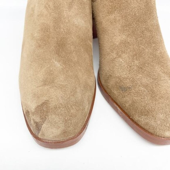 Steve Madden Women's Rhiannon Chelsea Boot Cognac Suede Size 8M - Picture 11 of 15